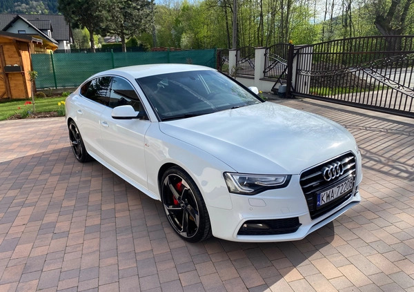 Audi A5 cena 81000 przebieg: 136000, rok produkcji 2014 z Mysłowice małe 529